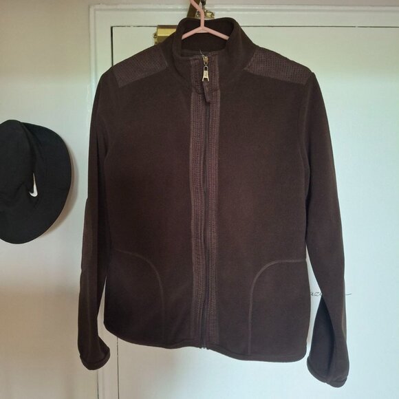 Jessica Sport Women's Brown Full-Zip Athletic Jacket - Sz S/P - Picture 1 of 8